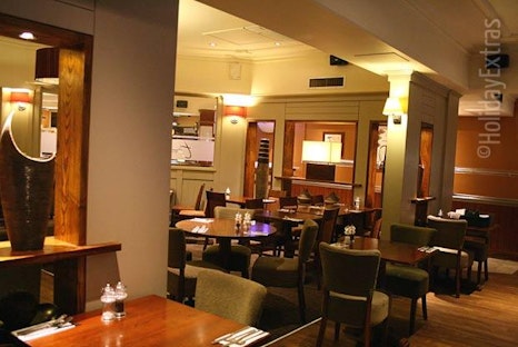 The cosy informal atmosphere of the Premier Inn A23 Airport Way Thyme restaurant lets you enjoy the great food