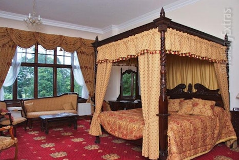 A bedroom at the Gatwick Stanhill Court