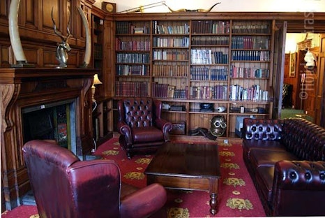 The library at the Stanhill Court Gatwick