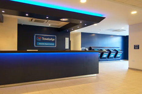 The reception at the Travelodge Gatwick Airport Central