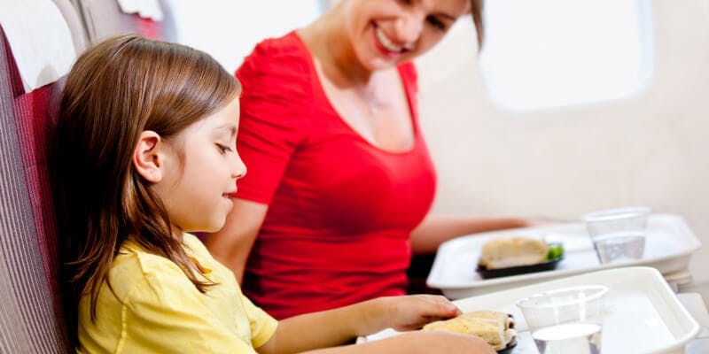 Airline meal for children