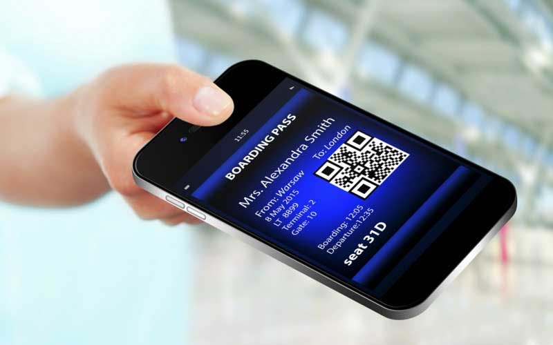 mobile boarding pass