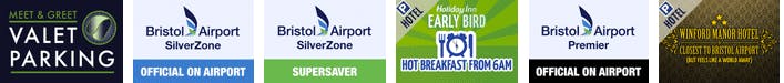 Bristol Airport Parking Logos