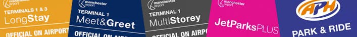 Manchester Airport Parking Logos