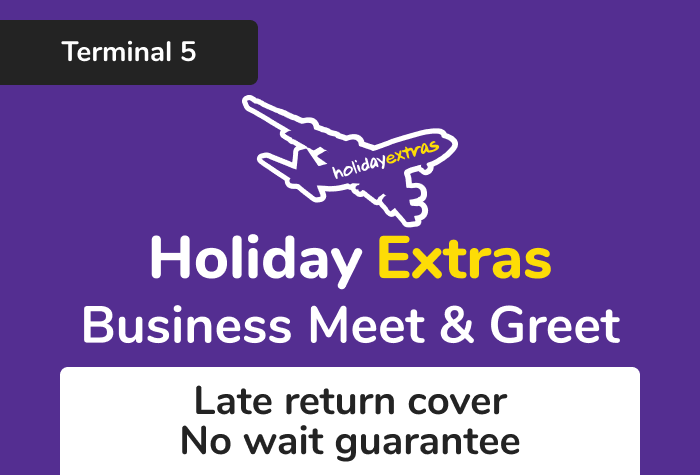 Holiday Extras T5 Business Meet and Greet logo