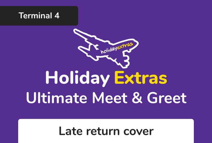 Holiday Extras Meet and Greet Terminal 4