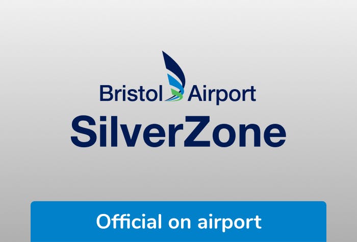 Silver Zone car park at Bristol Airport logo