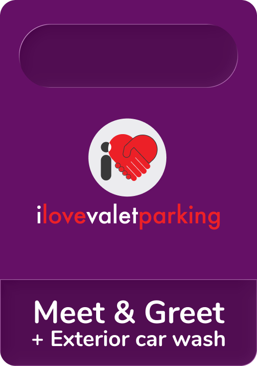 I Love Valet Parking + car wash - all terminals logo