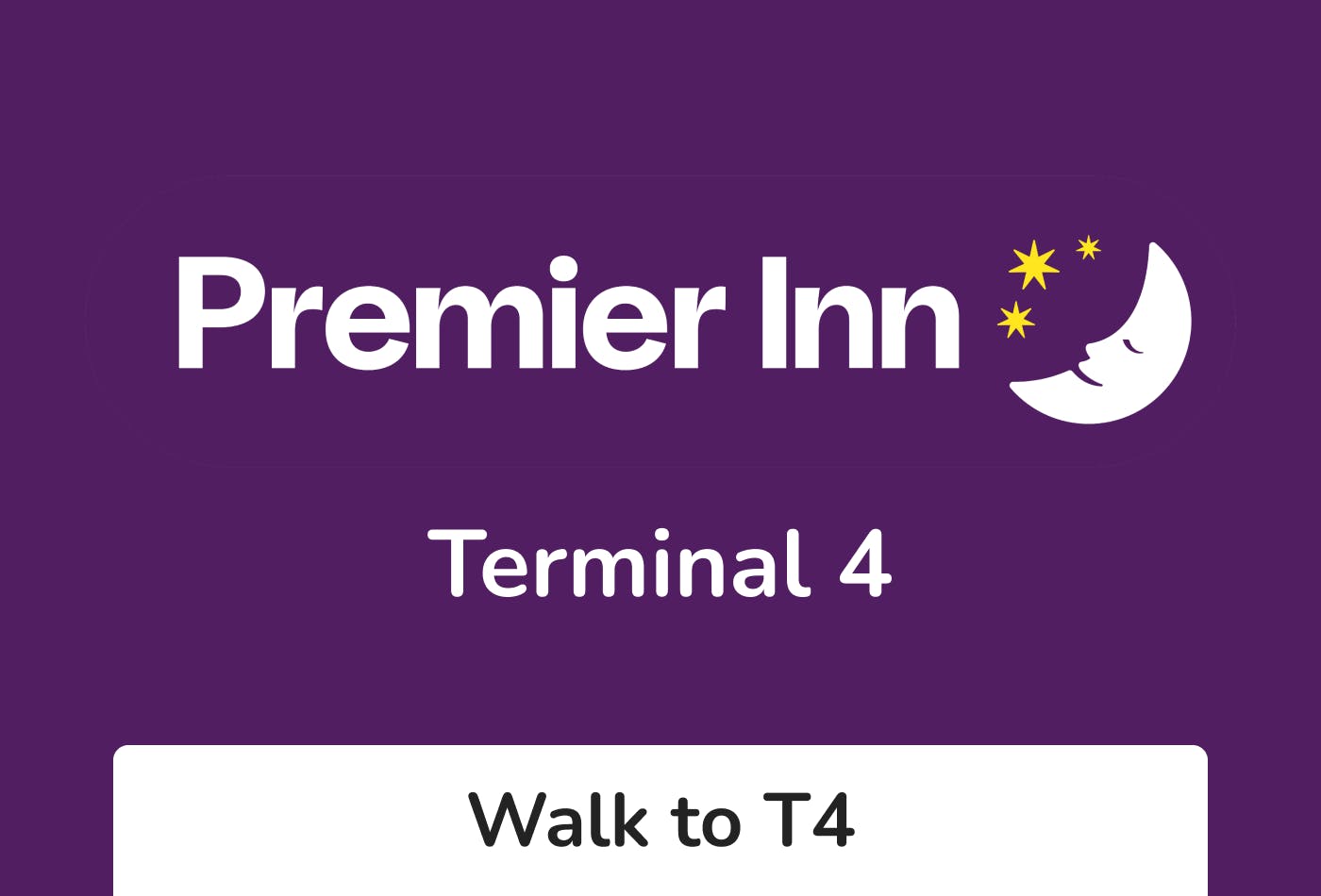 Premier Inn T4 with Maple Manor Meet and Greet T4 logo