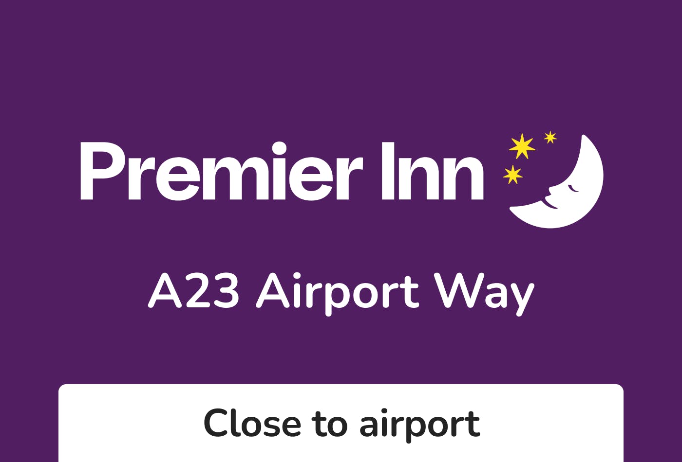 Premier Inn A23 Airport Way logo