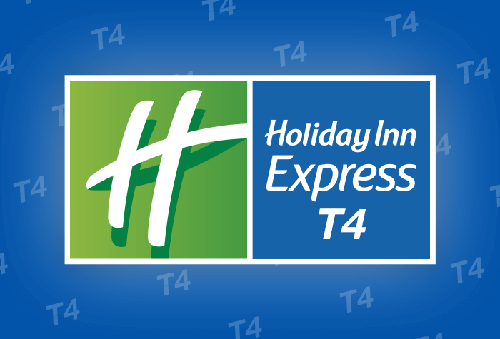 Holiday Inn Express T4 with breakfast logo