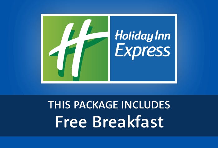Holiday Inn Express with breakfast and JetParks 1 logo