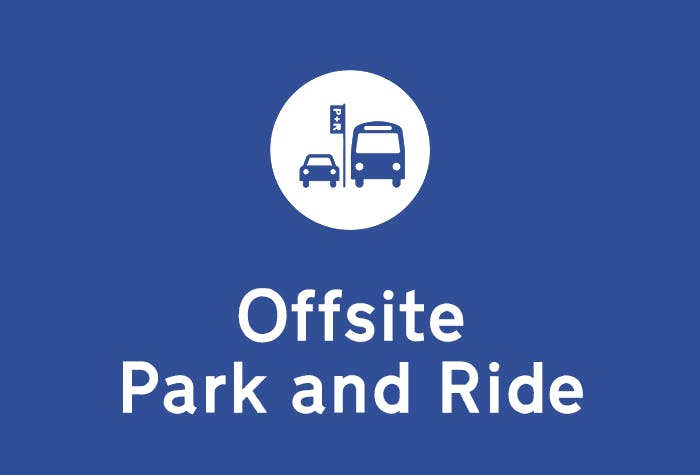 Offsite Park and Ride logo