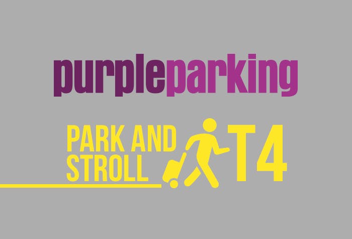 Purple Parking Park and Stroll T4 logo
