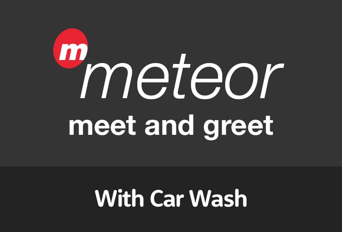 Meteor Meet and Greet with car wash logo