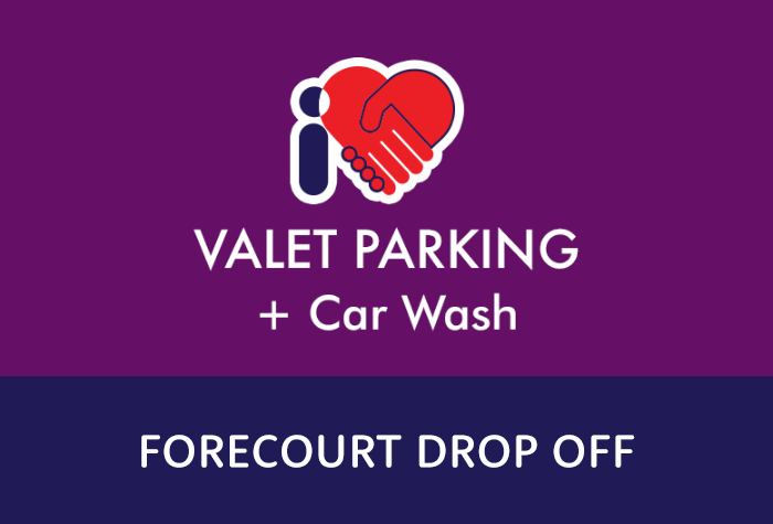 I Love Valet Parking + car wash - all terminals logo