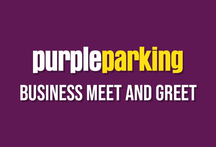 Purple Parking T5 Business Meet and Greet logo