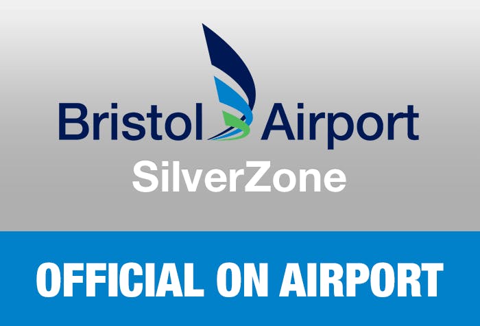 Silver Zone car park at Bristol Airport logo