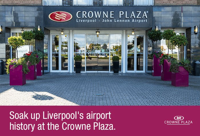 1 of Crowne Plaza with 2-course meal and parking at the hotel 