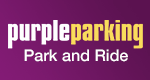 Purple Parking Park and Ride T2 and 3 logo