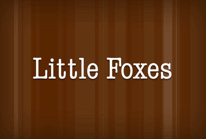 Little Foxes with parking at Purple Parking logo