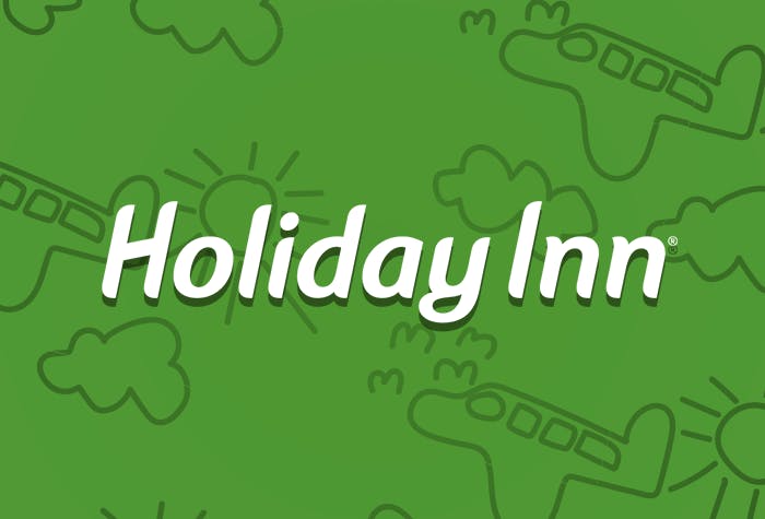 Holiday Inn with parking at the hotel logo
