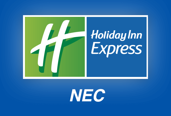 Holiday Inn Express NEC with hotel parking & breakfast logo