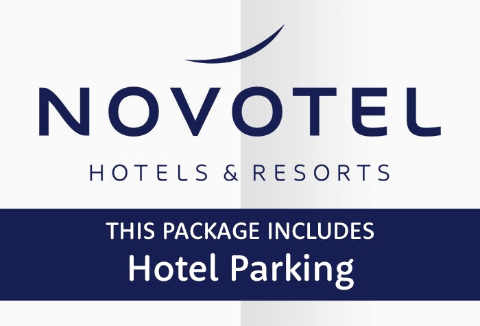 Novotel with parking at the hotel