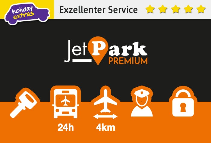 Parcheggiare all'aeroporto di Malpensa - Jetpark Premium Malpensa Parcheggio Scoperto - Logo del parcheggio auto