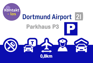 Dortmund Airport Parkhaus P5 Logo