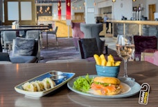 BHX Hilton Garden Inn Odyssey Bar food