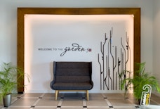 BHX Hilton Garden Inn reception sofa