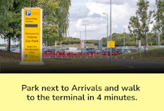 stansted short stay yellow hero image