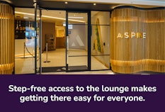 NCL Aspire Lounge step free access