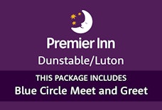 Premier Inn Dunstable / Luton with blue circle meet and greet