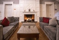 LGW Stanhill Court reception fireplace 2023