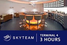 LHR Sky Team lounge T4 3 hours