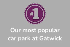 LGW Purple Parking Park and Ride popular