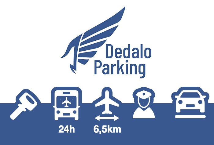 Parcheggiare all'aeroporto di Malpensa - Dedalo Parking Parcheggio Scoperto Malpensa - Logo del parcheggio auto