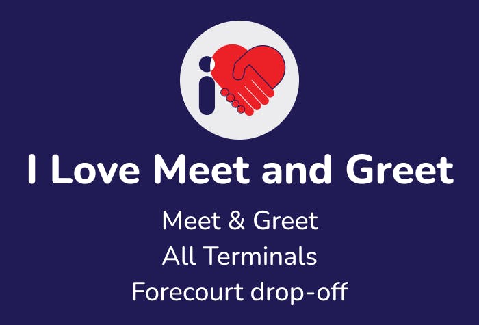 I Love Meet and Greet - all terminals logo