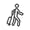 Walking man logo